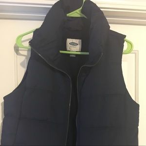 Puffy Navy Blue Vest